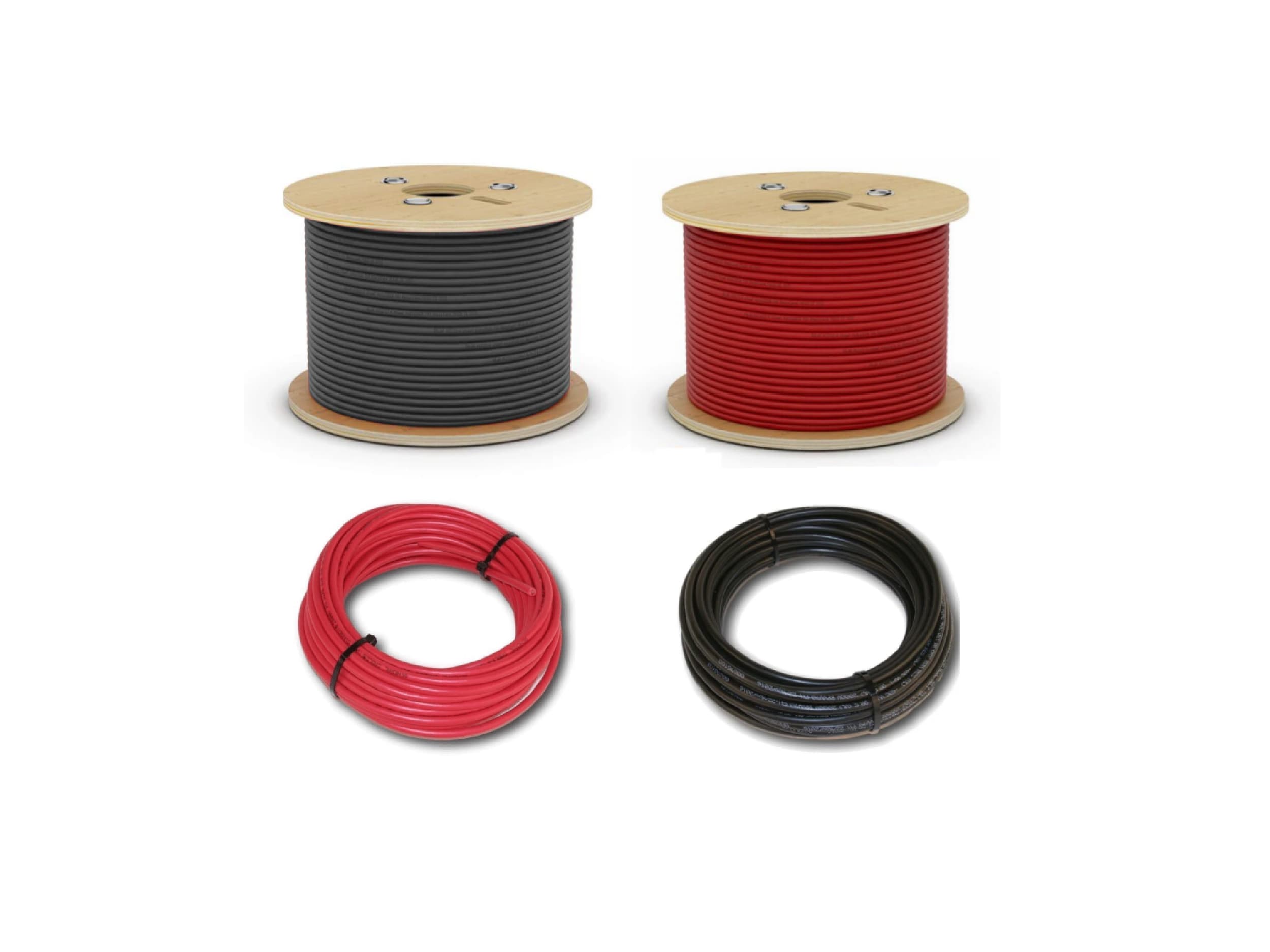 PV Cable 6mm Red/Black Roll